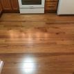 Adhesive applied Hickory flooring